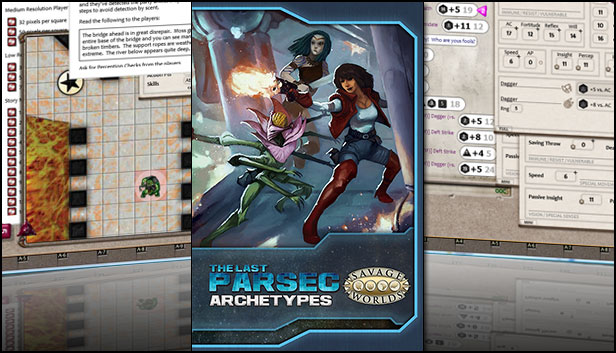Fantasy Grounds - The Last Parsec: Archetypes (Savage Worlds) Steam capsule image