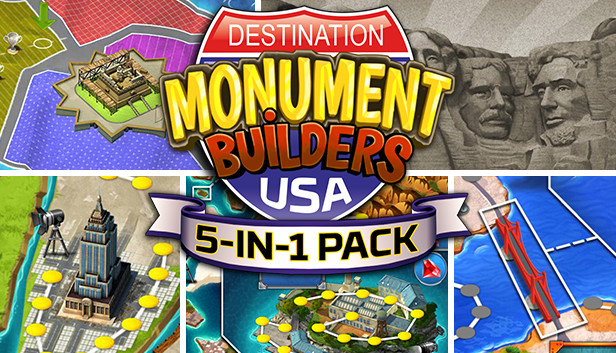 5-in-1 Pack - Monument Builders: Destination USA Steam capsule image
