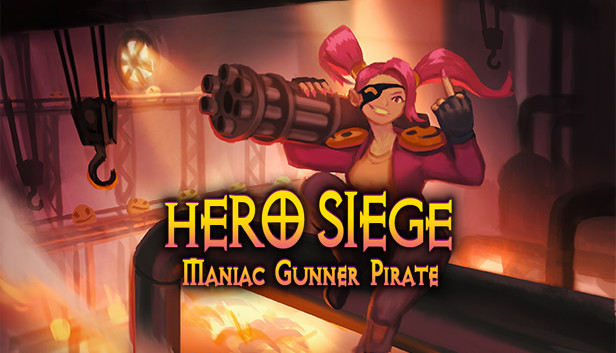 Hero Siege - Maniac Gunner Pirate (Skin) Steam capsule image