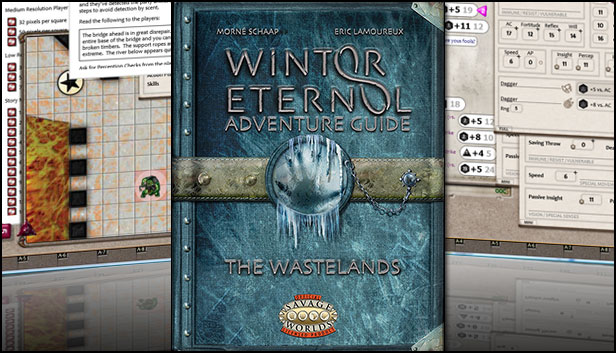 Fantasy Grounds - Winter Eternal Adventure Guide: The wastelands (Savage Worlds) Steam capsule image
