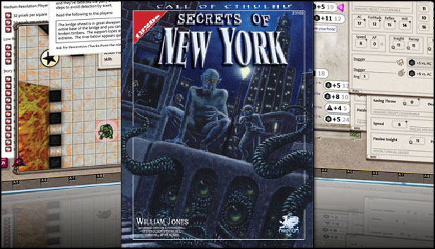 Fantasy Grounds - Secrets of New York (CoC) Steam capsule image