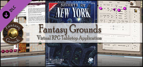 Fantasy Grounds - Secrets of New York (CoC) ve službě Steam