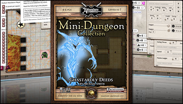 Fantasy Grounds - Mini-Dungeon #010: Ghastardly Deeds (PFRPG) Steam capsule image