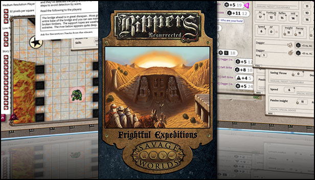 Fantasy Grounds - Rippers Resurrected: Frightful Expeditions (Savage Worlds) Steam capsule image