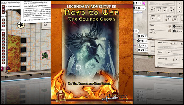 Fantasy Grounds - Road to War: The Equinox Crown (5E) Steam capsule image