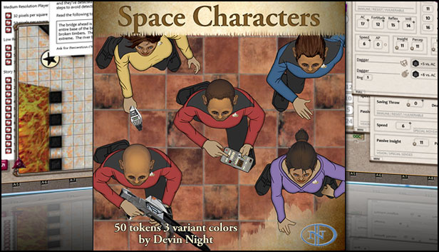 Fantasy Grounds - Space Characters (Token Pack) Steam capsule image