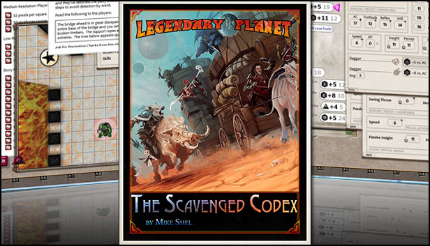 Fantasy Grounds - Legendary Planet: The Scavenged Codex (5E) Steam capsule image