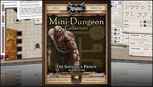 Fantasy Grounds - Mini-Dungeon #014: The Soul of a Prince (PFRPG) Steam capsule image
