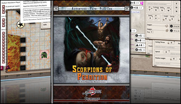 Fantasy Grounds - Scorpions of Perdition (PFRPG) Steam capsule image
