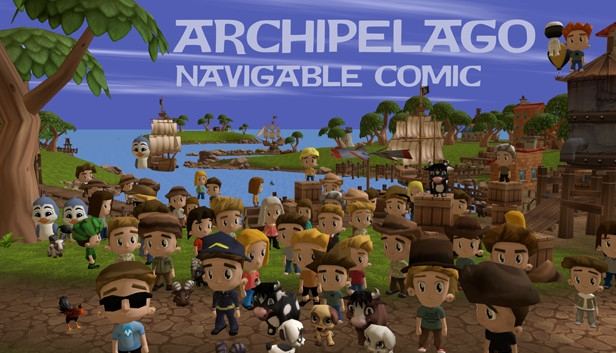 Archipelago: Navigable VR Comic Steam capsule image