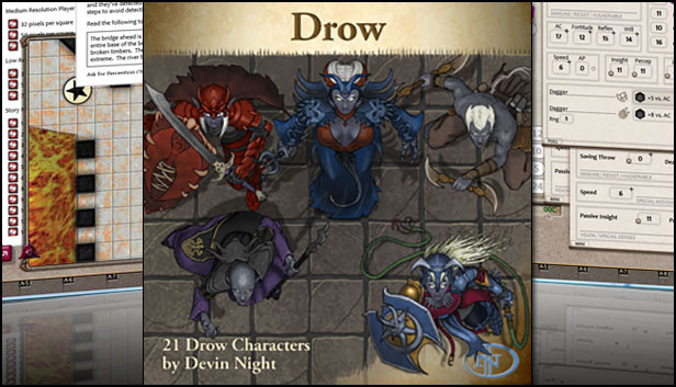 Fantasy Grounds - Drow (Token Pack) Steam capsule image