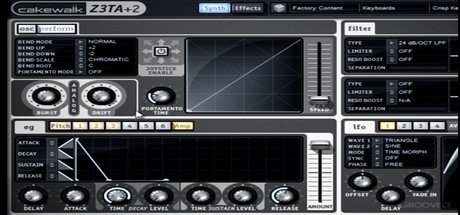 Z3TA+ 2 Explained - Groove3: Oscillators - Perform Mode header image