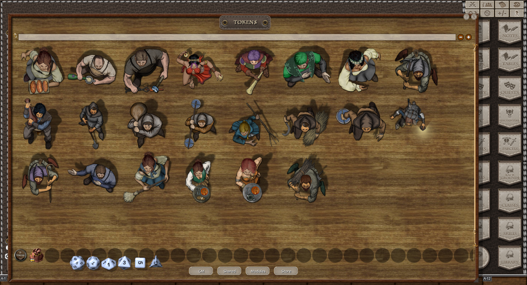fantasy grounds 2 resizing tokens