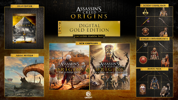  Assassin's Creed Origins Gold Edition - Xbox One
