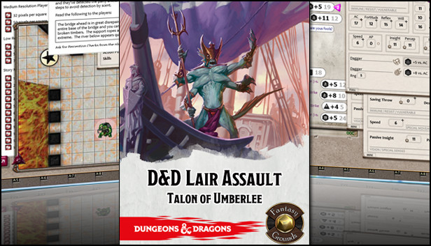 Fantasy Grounds - D&D Lair Assault: Talon of Umberlee Steam capsule image