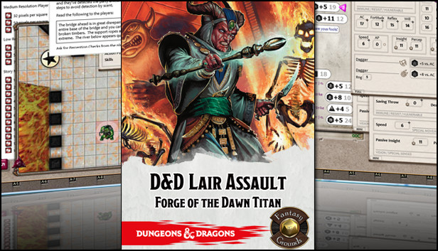 Fantasy Grounds - D&D Lair Assault: Forge of the Dawn Titan Steam capsule image