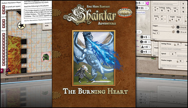 Fantasy Grounds - Shaintar: The Burning Heart (Savage Worlds) Steam capsule image