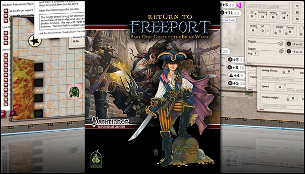 Fantasy Grounds - Return to Freeport, Part One: Curse of the Brine Witch (PFRPG) Steam capsule image
