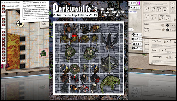 Fantasy Grounds - Darkwoulfe's Volume 24 - Beast of the Bogs (Token Pack) Steam capsule image
