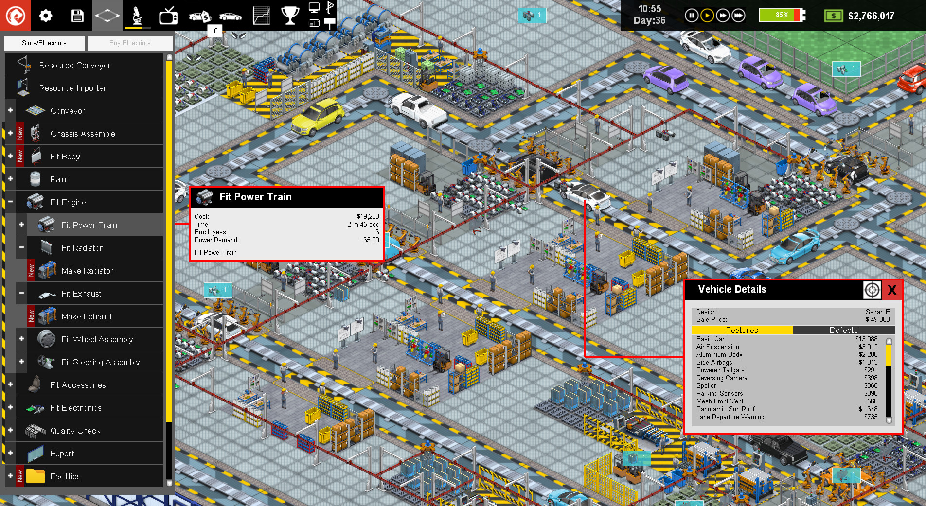 Production Line : Car Factory Simulation On Steam