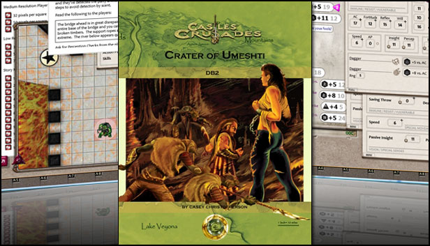 Fantasy Grounds - DB2 Crater of Umeshti (Castles & Crusades) Steam capsule image