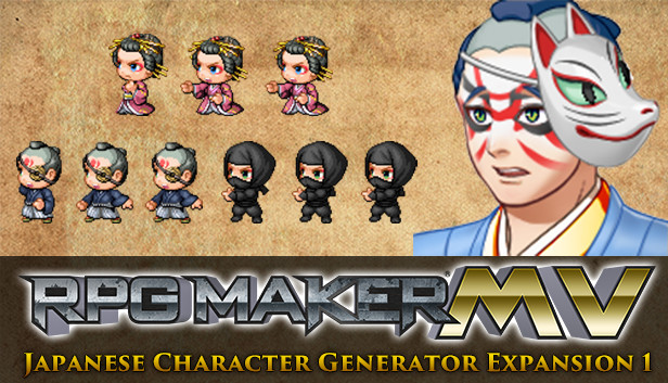 RPG Maker MV - Japanese Character Generator Expansion 1 Steam capsule image