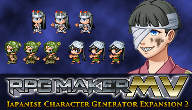 RPG Maker MV - Japanese Character Generator Expansion 2 Steam capsule image