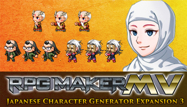 RPG Maker MV - Japanese Character Generator Expansion 3 Steam capsule image