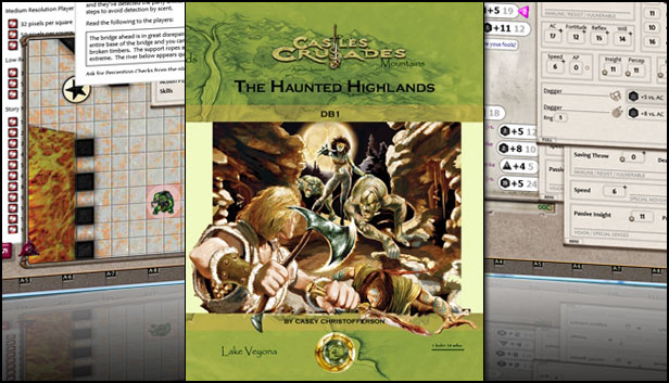 Fantasy Grounds - DB1 The Haunted Highlands (Castles and Crusades) Steam capsule image