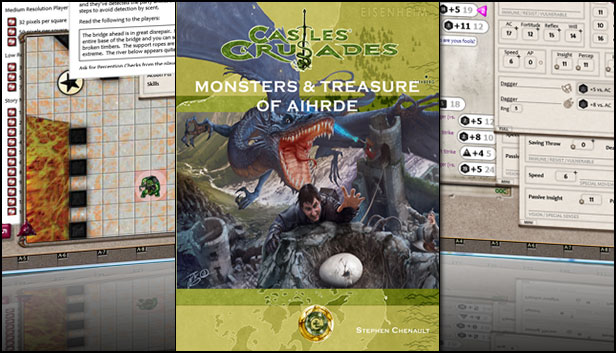 Fantasy Grounds - Monster & Treasure of Airhde (Castles & Crusades) Steam capsule image