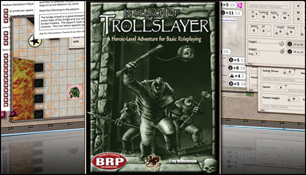 Fantasy Grounds - In Search of the Trollslayer (BRP) Steam capsule image