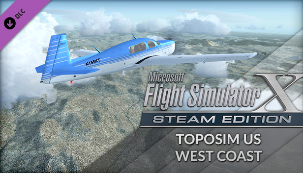 FSX Steam Edition: Toposim US West Coast Add-On Steam capsule image