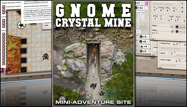 Fantasy Grounds - Compass Point 01: Gnome Crystal Mine (3.5E) Steam capsule image