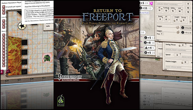 Fantasy Grounds - Return to Freeport Part Three: Storming the Razor Caves (PFRPG) Steam capsule image
