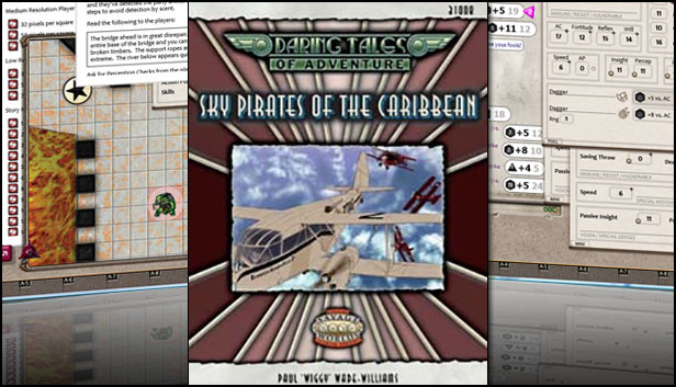 Fantasy Grounds - Daring Tales of Adventure 05: Sky Pirates of the Caribbean (Savage Worlds) Steam capsule image