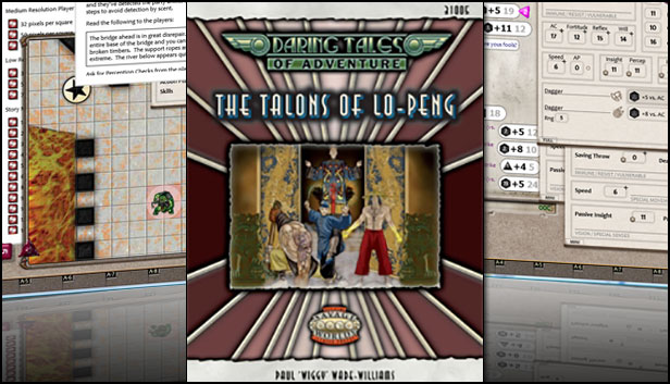 Fantasy Grounds - Daring Tales of Adventure 04: The Talons of LoPeng (Savage Worlds) Steam capsule image