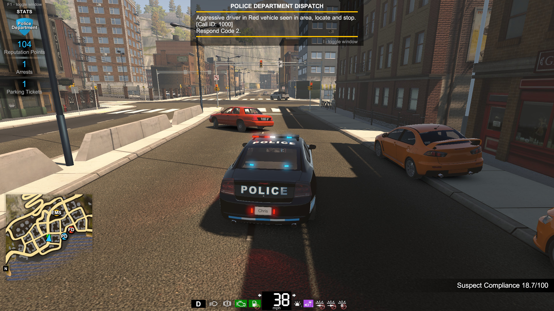 flashing lights game xbox one