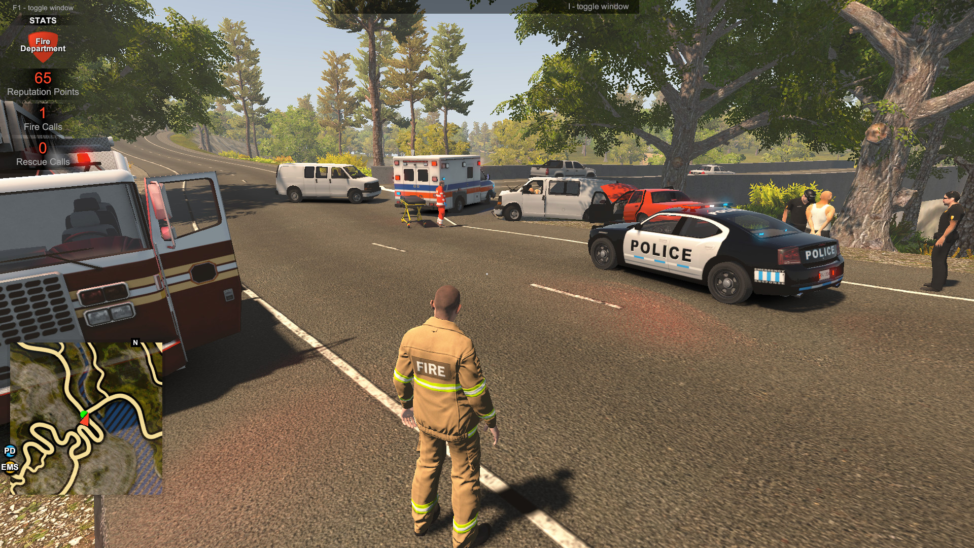 Save 25% on Flashing Lights - Police, Firefighting, Emergency Services  Simulator on Steam