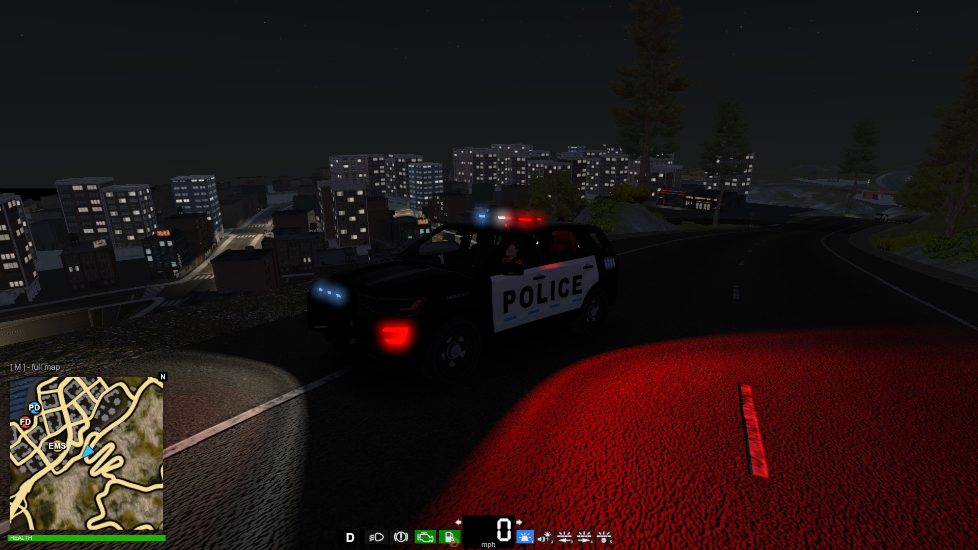 Flashing lights game demo Flashing lights game demo
