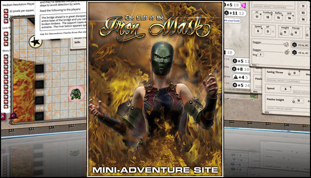 Fantasy Grounds - Compass Point 02 - Cult of the Iron Mask (3.5E) Steam capsule image