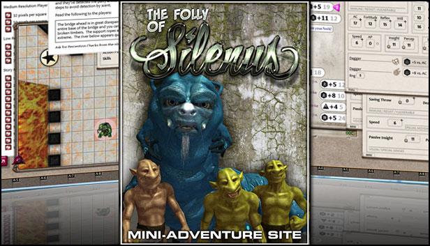 Fantasy Grounds - Compass Point 03 - The Folly of Silenus (3.5E) Steam capsule image