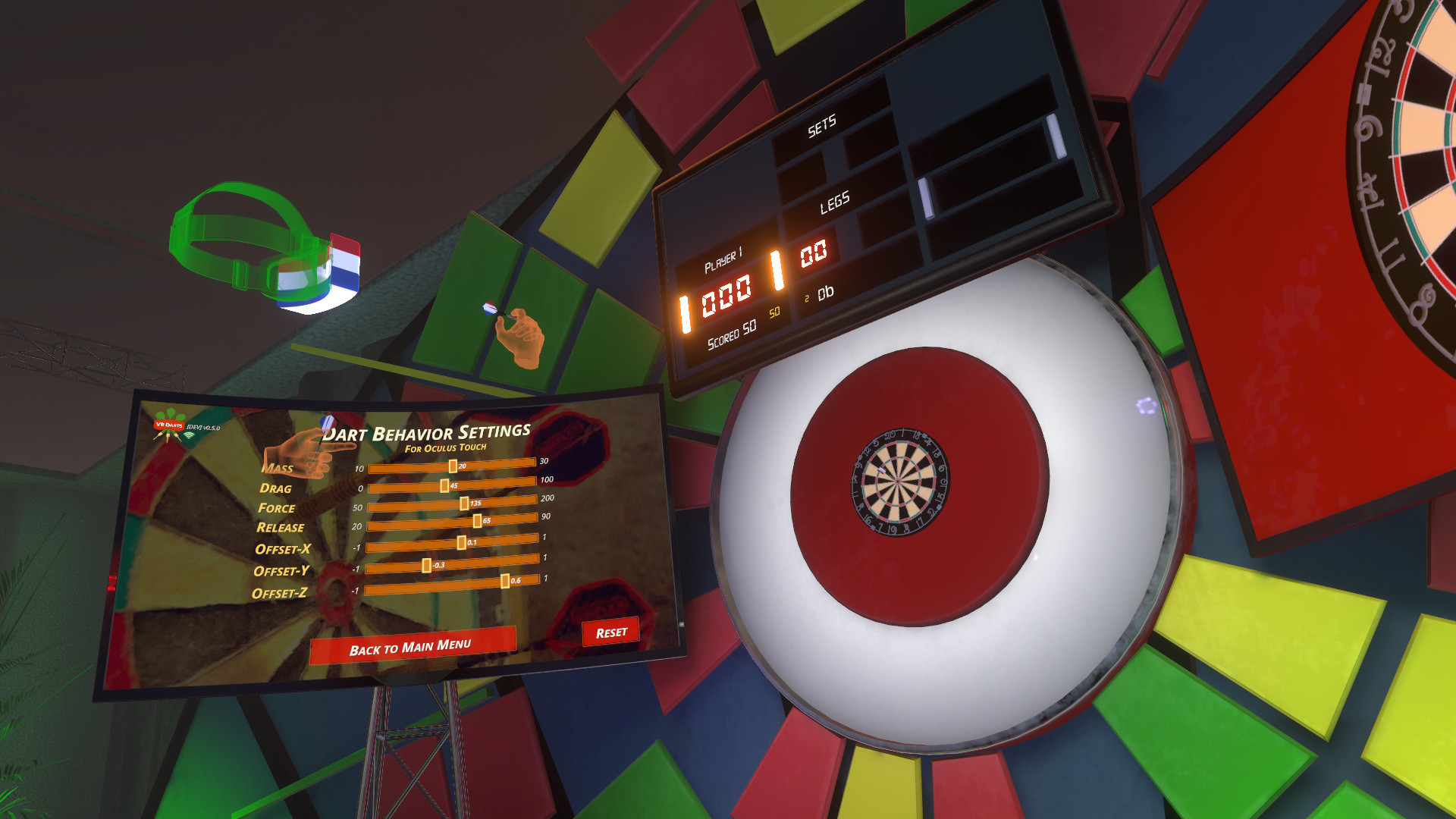 vr darts