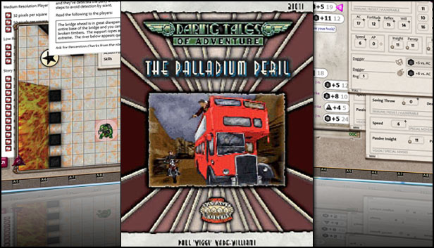 Fantasy Grounds - Daring Tales of Adventure 06: The Palladium Peril (Savage Worlds) Steam capsule image