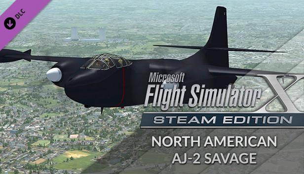 FSX Steam Edition: North American AJ-2 Savage Add-On Steam capsule image