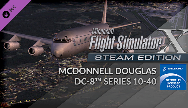 FSX Steam Edition: McDonnell Douglas DC-8™ Series 10 - 40 Add-On Steam capsule image