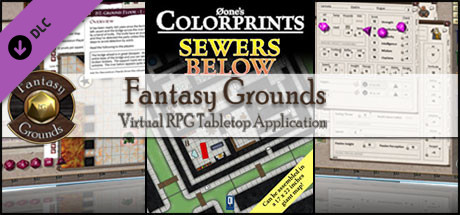 Fantasy Grounds - 0one's Colorprints #5: Sewers Below (Map Pack)