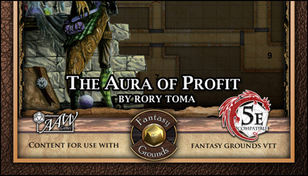 Fantasy Grounds - Mini-Dungeon #023: The Aura of Profit (5E) Steam capsule image
