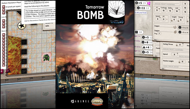 Fantasy Grounds - TIMEZERO: Tomorrow BOMB (Savage Worlds) Steam capsule image
