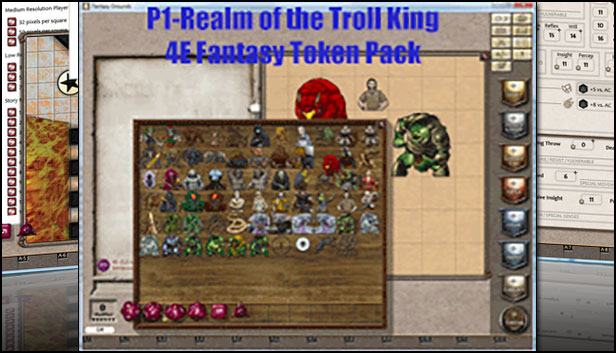 Fantasy Grounds - P1-Realm of the Troll King 4E Fantasy (Token Pack) Steam capsule image