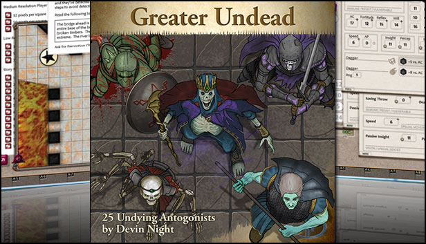 Fantasy Grounds - Greater Undead (Token Pack) Steam capsule image